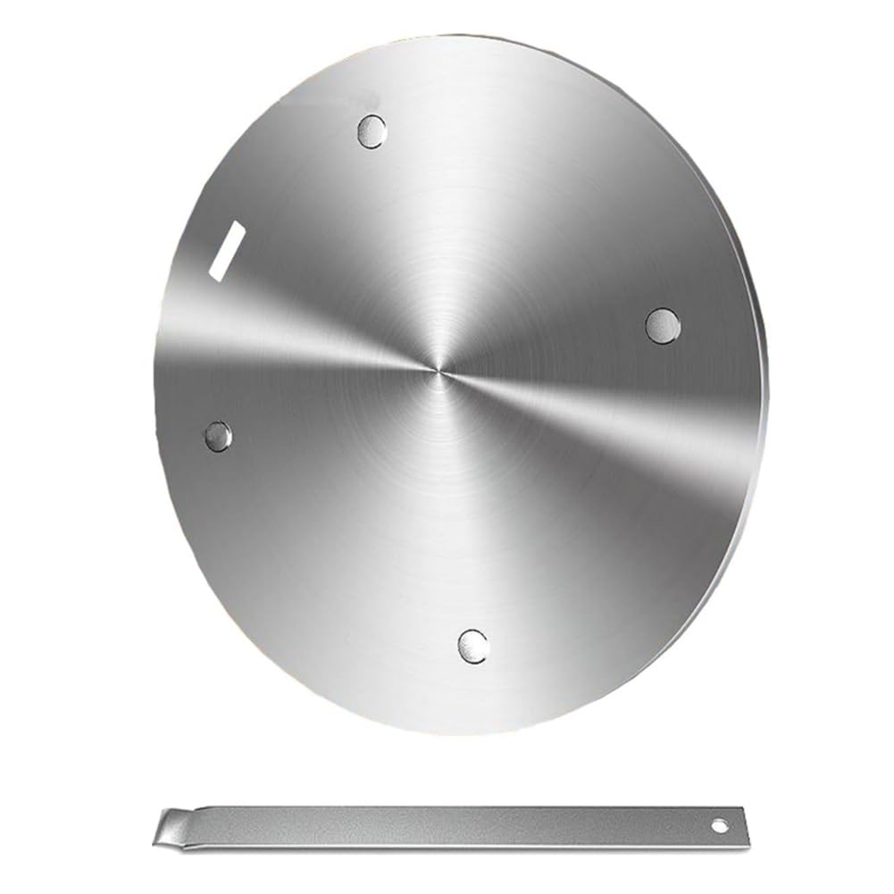 Hndhbfgrt Cooking Induction Adapter 6.3 Inch Heat Diffuser Plate Simmer Plate with Handle Induction Cooktop Converter Plate