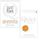 Quiet Power & Quiet The Power of Introverts in a World That Can't Stop Talking By Susan Cain 2 Books Collection Set