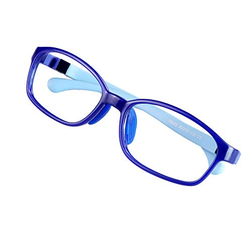 Image of VisionGlobal Blue Light Blocking Glasses for kids, Anti Eyestrain and Blurry, Computer Glasses, Anti Glare