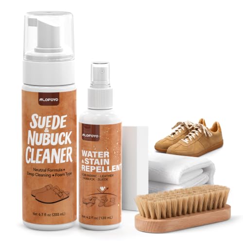 Suede Shoe Cleaner Kit, 5-in-1 Suede and Nubuck Cleaning & Protector Spray