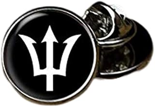 Broche de lapela Trident, Pino de lapela Trident Poseidon, Taco de gravata tridente, Acessórios Trident
