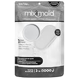 Mix2Mold Ceramic Resin Powder - White 2lb Bag - Non-Toxic, Smooth Finish, Quick Dry, Easy Crafting, 60 Min Cure, Food Safe