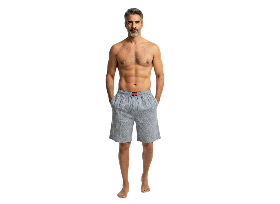montazo Men’s Printed Boxer Shorts for Men | Comfortable Cotton Blend Lounge Shorts | Soft Elastic Waist Nightwear & Sleepwear for Men | Relaxed Fit Casual Home Wear Boxer-picture-12