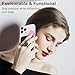 Lip Gloss Holder Phone Case, Protective Lip Gloss Case with Adhesive Holder for Most Phone Models, Stylish and Convenient Grip-On Silicone Lip Balm Case (Black)