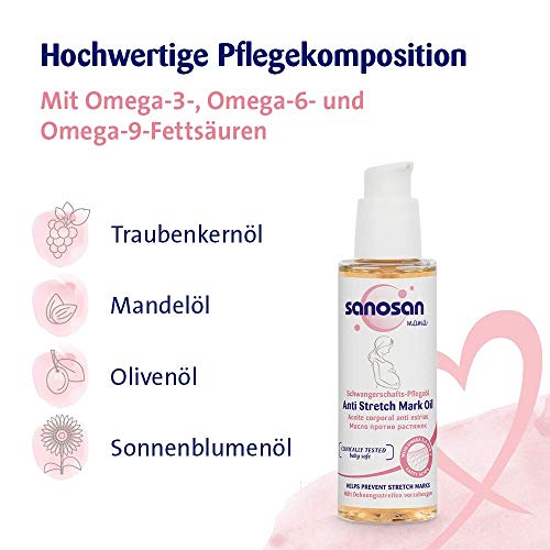 Schwangerschaftsöle Sanosan Schwangerschaftsöl klinisch getestet