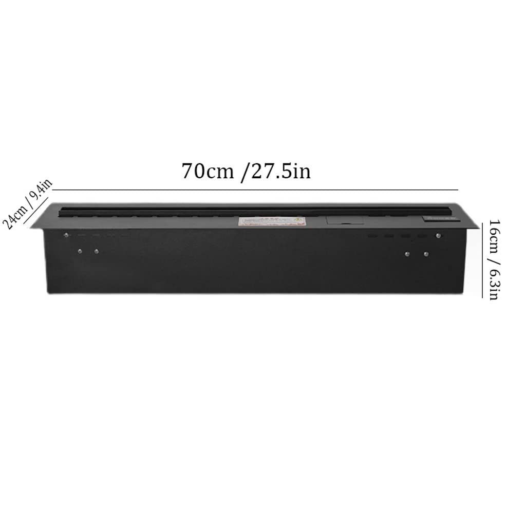 Symulowane płomienie 3D w kominkach Wbudowany elektryczny kominek Domowy elektryczny kominek 3D Atomizacja Dekoracja salonu Grzejnik Super długi symulowany płom(A)