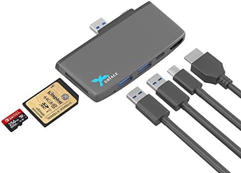 Hub USB C 3.1 Multifunción HDMI Lector Tarjetas para Surface Pro7 miniatura 4