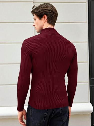 Image of Men's Stylish Turtle Neck Sweater| Winter Turtle Neck Sweatshirt for Men|High Neck Pullover Full Sleeve Winter (Sweater) for Men|