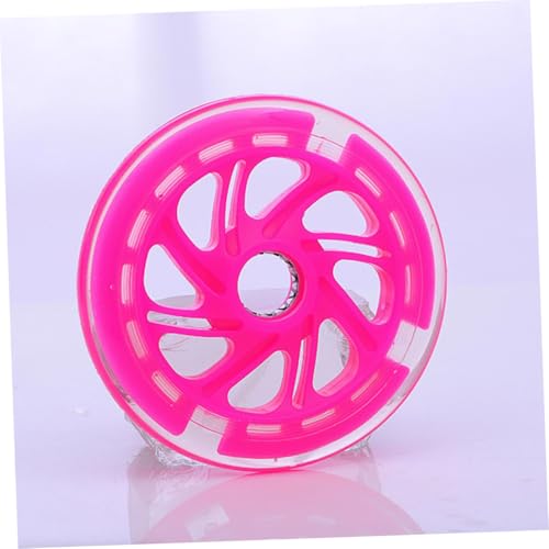 2 piezas de ruedas de entrenamiento para bicicleta PU luminosas con rodamientos para niños y estabilizadores antideslizantes para aprendizaje seguro y confiado de ciclismo miniatura 3