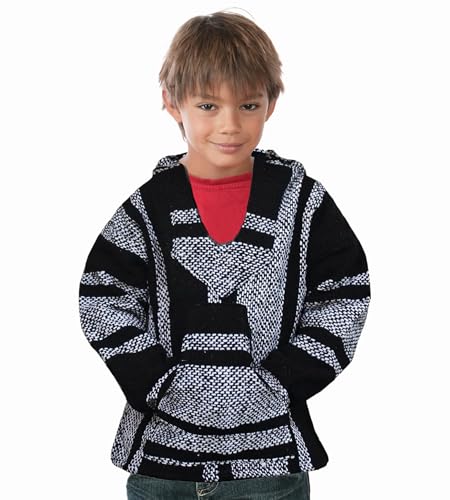 Youth Kids Childrens Mexican Baja Hoodie Pullover Sweater Unisex Boys Girls