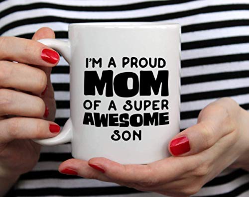 Taza Orgullosa Mamá de un Hijo Increíble 11oz miniatura 2