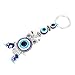 Produktbild Robuste Exquisite Handwerkskunst Charmanter Blue Evil Eye Schlüsselbund, Blue Evil Eye Schlüsselring, schönes Elegantes Auto für Home Bag Geschenke