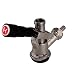 KegWorks BF-KT85D-2 US Sankey Keg Coupler - D System - Lever Handle: Black Lever Handle