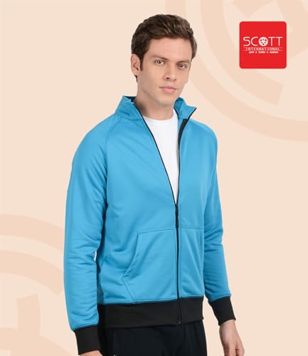 Image of Scott International Polyester Jacket For Men | Men's Jacket | Jacket For Men Stylish | Jacket For Men Winter Wear | Jerkin For Men | Regular Length Bike Jacket For Men