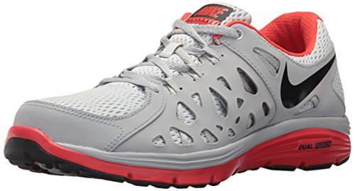 Nike Dual Fusion Run 2, Scarpe da Running Uomo, Grigio (Grau (Pr Pltnm/Blk-Wlf Gry-lt Crmsn), 42.5 EU