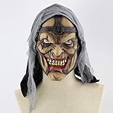 2018 Scary Halloween Mask,Realistic Clown Halloween Face Masks with Hair for Adults and Man,Hallowee