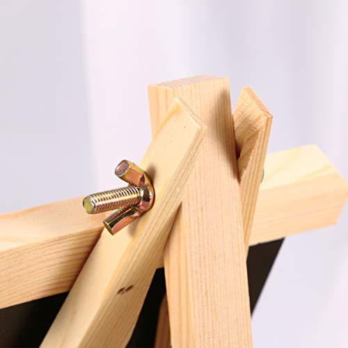 HEALLILY DIY Moldura De Madeira Photo Frame Forma de Mesa de Cavalete Picture Frame Com Suporte para