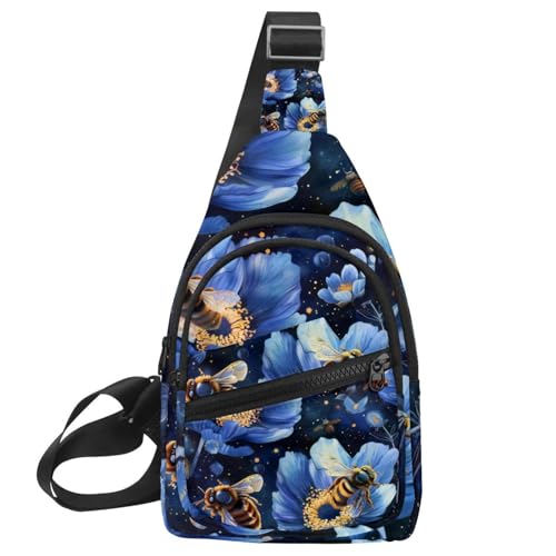 Mochila cruzada para entrenamiento running y viajes con correa regulable