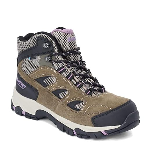 HI-TEC Women's, Logan Waterproof Hiking Boot - Wide Width Brown 8.5 W