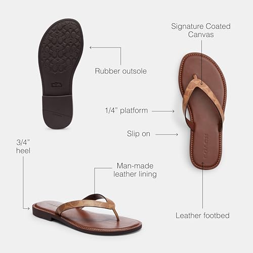 Coach womens Brianna Flip Flop3