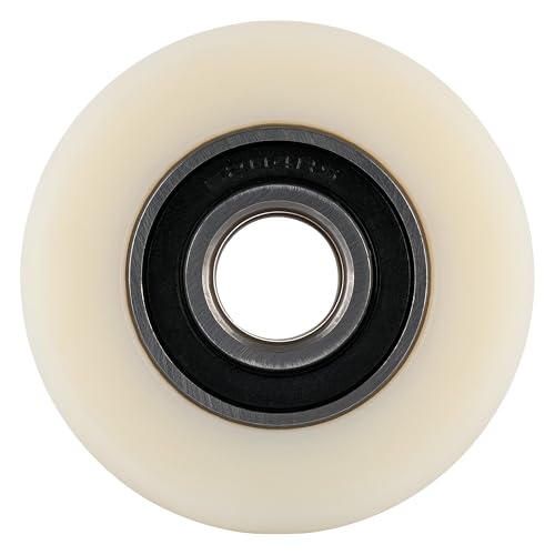 2 Stück Nylon Hubwagen Rollen 80x70mm - Ersatzrollen Mit Kugellager