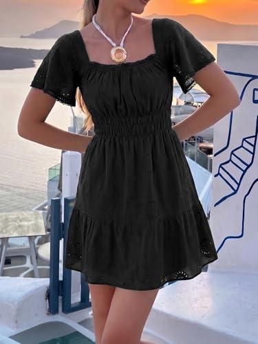  Eyelet Mini Dress - image 8