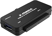 Vista 1 de X-MEDIA XM-UB2235S Convertidor de adaptador USB 2.0 a IDE SATA Lector/adaptador de disco duro externo Compatible con unidad de disco duro