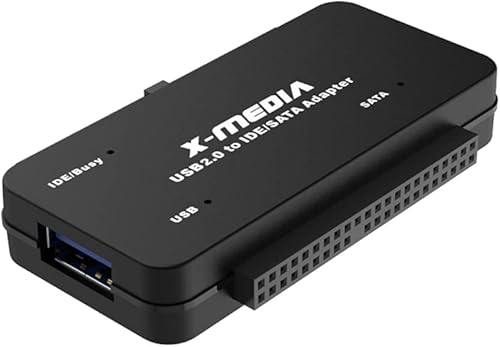 XM-UB2235S Convertidor de adaptador USB 2.0 a IDE SATA, lectoradaptador de disco duro externo - Compatible con unidad de disco duro HDDSSD de 2.53.5 disponible en Yaxa Peru