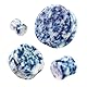 beyoutifulthings Ohr-Plug Blue Spot Natur-Stein Ohr-Piercing Ohr-Schmuck Tunnel Saddle Fit Sattel-Verschluss 10-mm