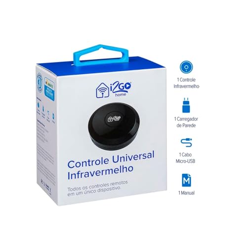 Controle Universal Inteligente Infravermelho I2GO Home - Compatível com Alexa
