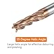 QUARKZMAN Hartmetall Vierkantfräser 3,5 mm (9/64) Durchmesser 4 mm (5/32) Schaft 50 mm (2) lang HRC55 Mikrokorn-Wolframkarbid 4 Schneiden Frässtift Fräser für Aluminium Kupfer Metall.