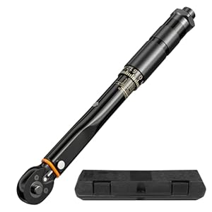 Relota llave dinamometrica bicicleta, chave dinamomÃ©trica carro, 45 dientes, 5-25 Nm torque wrench 1/4″, carraca pequeÃ±a reversible, llaves dinamometricas con Caja de Almacenamiento, para Moto, Bici