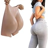 Adima Pełne silikonowe majtki Butt Control Szorty z otwartym krokiem Hip Enhancer Modelwear Wyściełane spodnie push up dla kobiet Cosplay,Color2 t1.2,one size