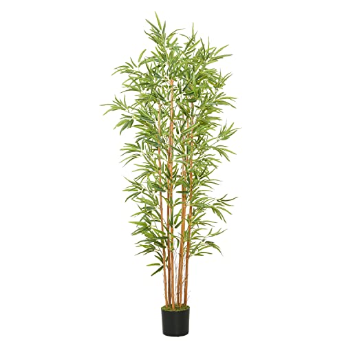 Joyplants Artificial Bamboo Tree, 6Ft Fake Bamboo Silk Plant With Basket, Tall Faux Trees In Pot For Restaurant Home Office Decoration #TOP2
