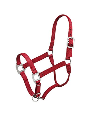 Tough 1 Premium Nylon Halter, Red,