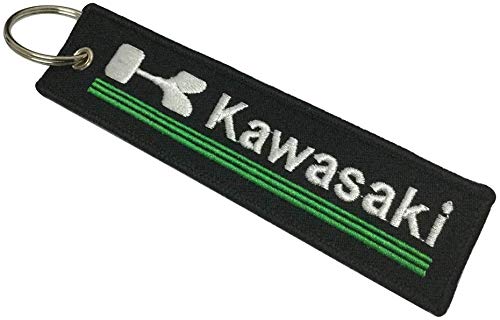 2 Parça Set - (Kawasaki) Motosiklet için Çift Taraflı Anahtarlık