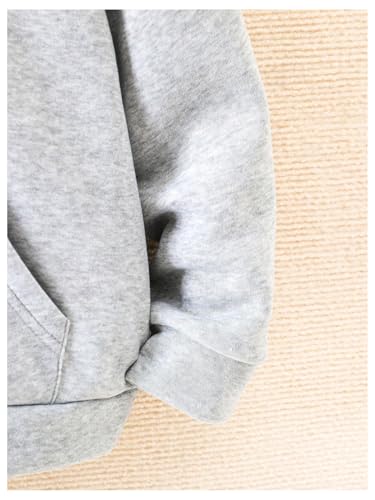 SHENHE Boy's Zip Front Loose Hoodie Casual Long Sleeve Sweatshirt Jacket with Pocket4