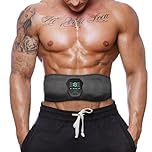 objbhuely Belly Massager to Remove Fat,Remote Rechargeable Fat Burner | 19 Intensity Settings Remote Belly Massager,for Sculpting Weight Loss Cellulite Reduction Slimming Squat