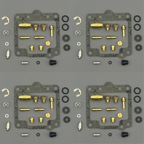 4 Sets Carburetor Rebuild Repair Kit Fit for Suzuki GS1100 GS1100E GS1100ES 1980-1983 Motorcycle Carb Repair Main Jet #160#170 Slow Jet #40#45