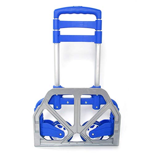 Carretilla portátil plegable aluminio azul miniatura 2