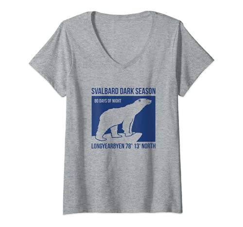 Mujer Svalbard Dark Season Polar Bears Cover