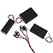 Stemedu 2/3/4 1.5V AAA Battery Holder Case with Wire Leads, 3 AAA Battery Box with ON/Off Switch, 5 x 9V Snap Battery Connector Hard Shell Battery Buckle I Type with Lead Wire (Pack of 11)