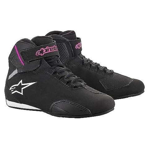 Alpinestars Women's Protective Sneakers Black Pink Cover