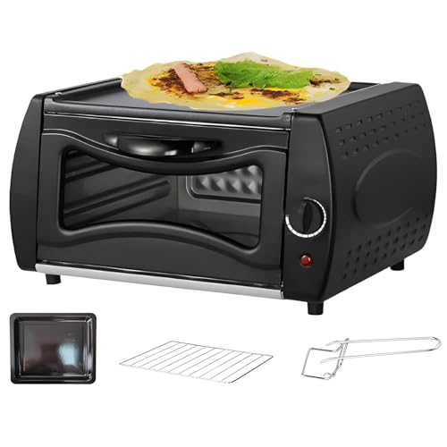 Horno Tandoor eléctrico comercial de 2100W, pizzera 2 en 1 de 15L con control de temperatura de precisión de 122-752°F for restaurante y comida for llevar