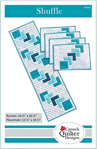 Canuck Quilter Designs Shuffle Placemats Pattern, Multi