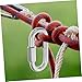 Amosfun 10Pcs Heavy Duty Stainless Steel D Ring Connectors Quick Link Chain Carabiner for Industrial Construction and Aviation Use Secure and Reliable Attachment
