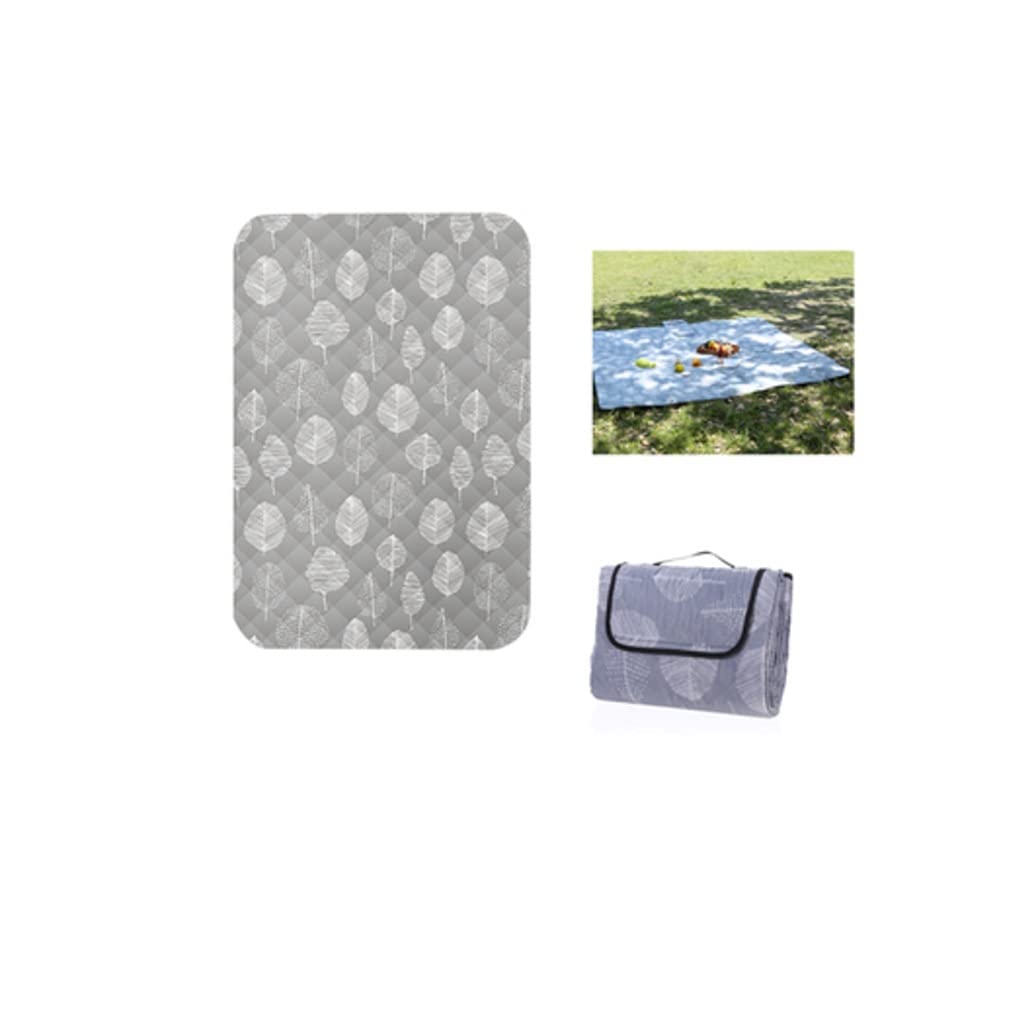 Amzbneidi Light Gray Outdoor Camping Carpet For Tent， Picnic Outdoor Blanket Extra Large Picnic Mat Portable Foldable Waterproof Picnic Cloth Thicken Outdoor Mats For Camping(Light Gray)