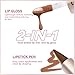 HOSAILY Lip Liner Gloss Lip Combo Set, 2 in 1 Lip Duo Natural Nude Brown Lip Liner Lipstick Glossy Nourishing Toffee Lip Gloss Kit, Smooth Quick Fuller Plumping Juicy Lip Makeup for Women06#Caramel