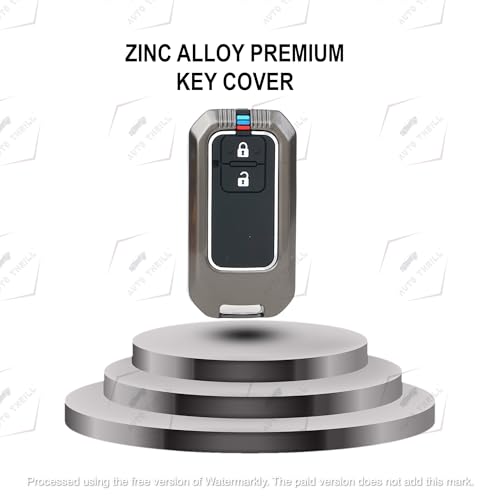 Image of Auto Thrill Premium Key Cover for Baleno, Grand Vitara, XL6, Swift, Brezza, Celerio, Ignis, Ertiga, Dzire, Fronx, Rumion, Glanza, Hyryder - 2 Button Smart Key