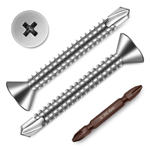 MYWISH Flat Head Self Tapping Screws
